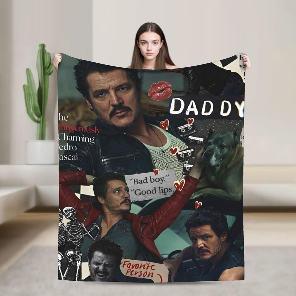Jose Pedro Balmaceda Pascal Flannel Blanket Super Warm Bedding Throws for Home Decor Travel Novelty Bedspread Sofa Bed Cover
