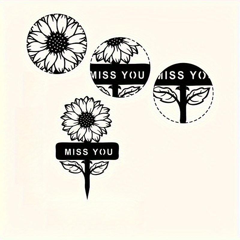 1 шт. Очаровательный металлический садовый декоративный колышек в виде подсолнуха для улицы, двора, патио, сада, фестиваля, украшения для домашней вечеринки