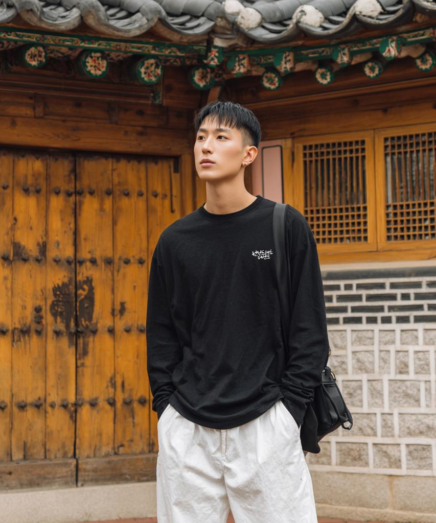 OHP Ohpxharmonia National Anthem Basic Long Sleeve T-Shirt 6