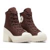 Converse Chuck 70 De Luxe Замшевые Шнуровка Блочный Каблук Туфли Женские Земляной Коричневый