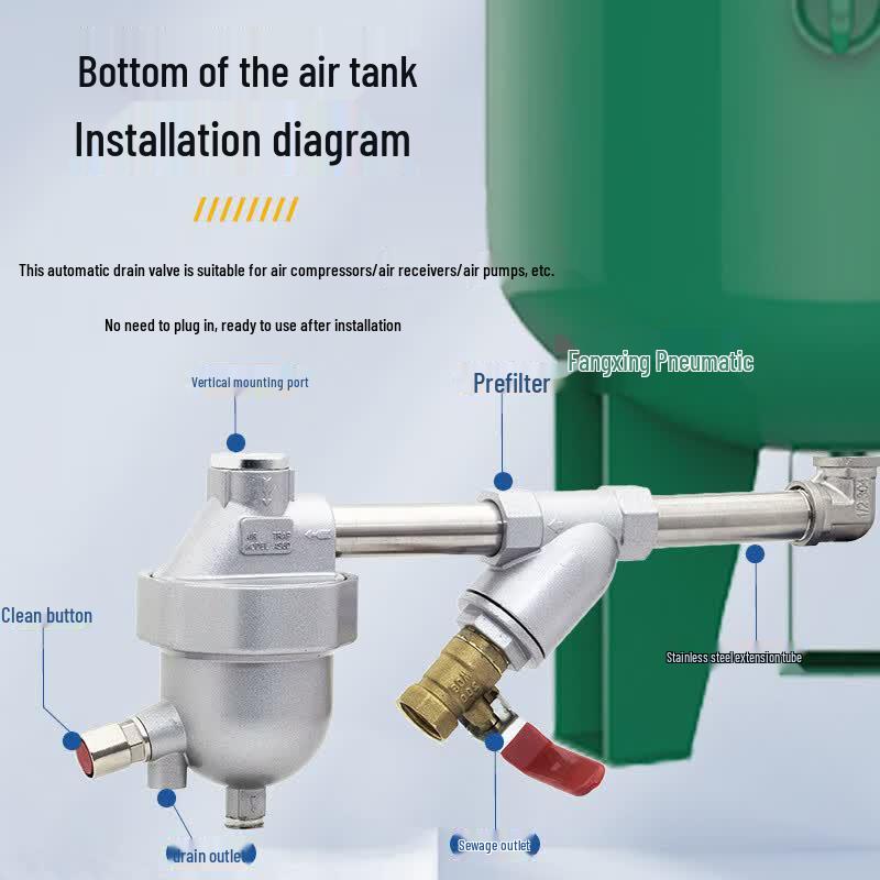 Huade SA6D Automatic Drain Valve with Pre-filter