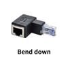 90 Degree Network Cable Connector LAN Extension Adapter for Cat5 Cat6 LAN Ethernet Network Cable