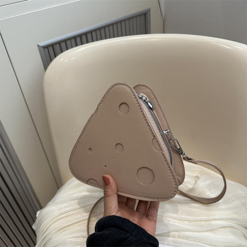 Сумка креативная сырная сумка текстура ПУ сумка через плечо ниша универсальная сумка почтальон персонализированная женская сумка