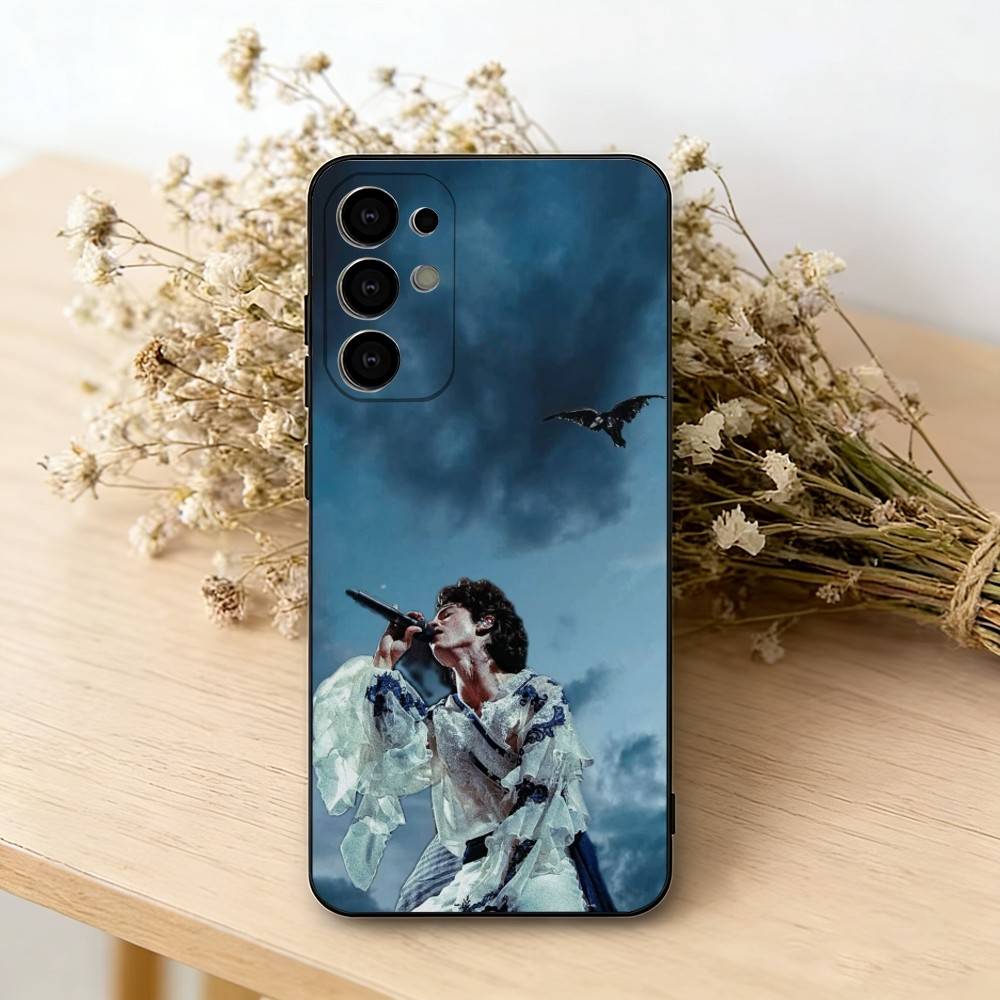 C-Conan G-Gray singer Phone Case Black Silicone Soft For Samsung S25,S24,S21,S22,S23,S30,Ultra,S20,Plus,Fe,Lite