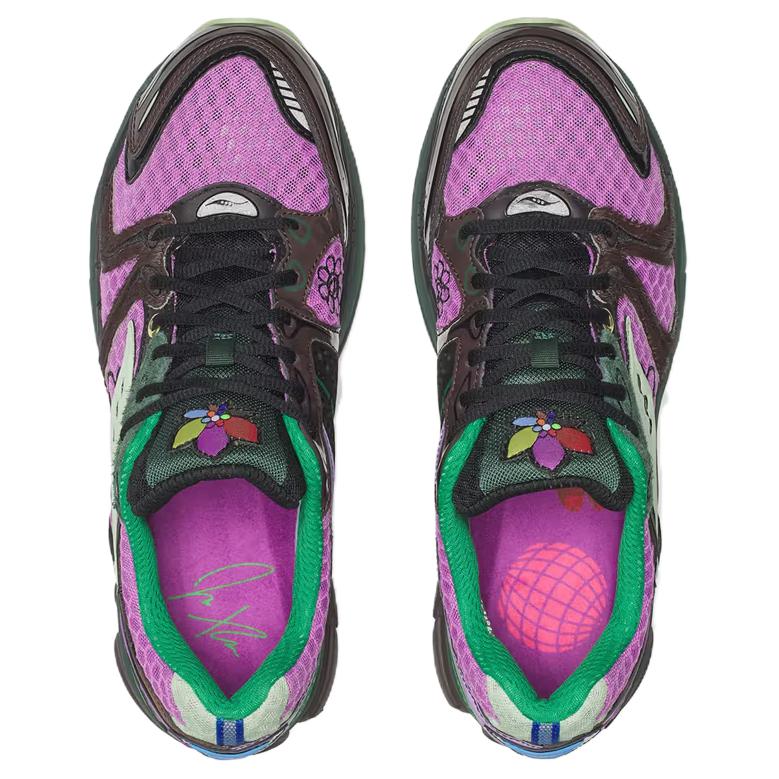 Jae Tips x Saucony ProGrid Triumph Victory 4 Беговые кроссовки Унисекс Фиолетовый Черный S70966-3