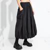 Cotton Plus Size High Waist Vintage Black Spring Autumn Casual Loose Long for Woman Skirts Womens Skirt