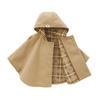 MIKI HOUSE Fleece Made in for Boys and Size M Cloak/Poncho Outerwear, Japan, Girls, Baby/Kids' Clothing, (90-100cm), Beige, 10-3861-494