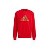 Adidas Cny Gfx Crew Sweatshirt with Tiger Year Limited Edition Logo Print Men Sweatshirt Red HI3289