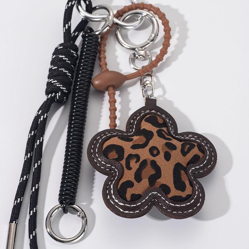 Leopard Print Cute Handbag Pendant Pu Leather Cotton-filled Three-dimensional Fashion Bag Pendant Bags Accessories Spare Parts for Bags
