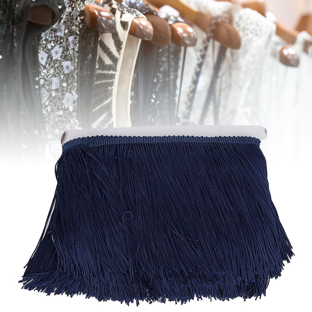 10 ярдов 14 см Длинная бахрома кисточка полиэстер кружевная отделка лента шить сцена DIY одежда занавеска швейная фурнитура