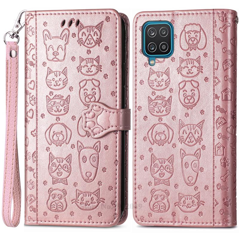 SamsungA12 чехол для Samsung Galaxy A12 кожаный чехол-кошелек для телефона Samsung A12 A 12 защитный чехол Coque Fundas