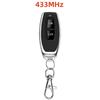 433Mhz EV1527 Keychain Transmitter 3 Channel Remote Control Momentary Self-lock Interlock For Garage Gate Electric Door Light