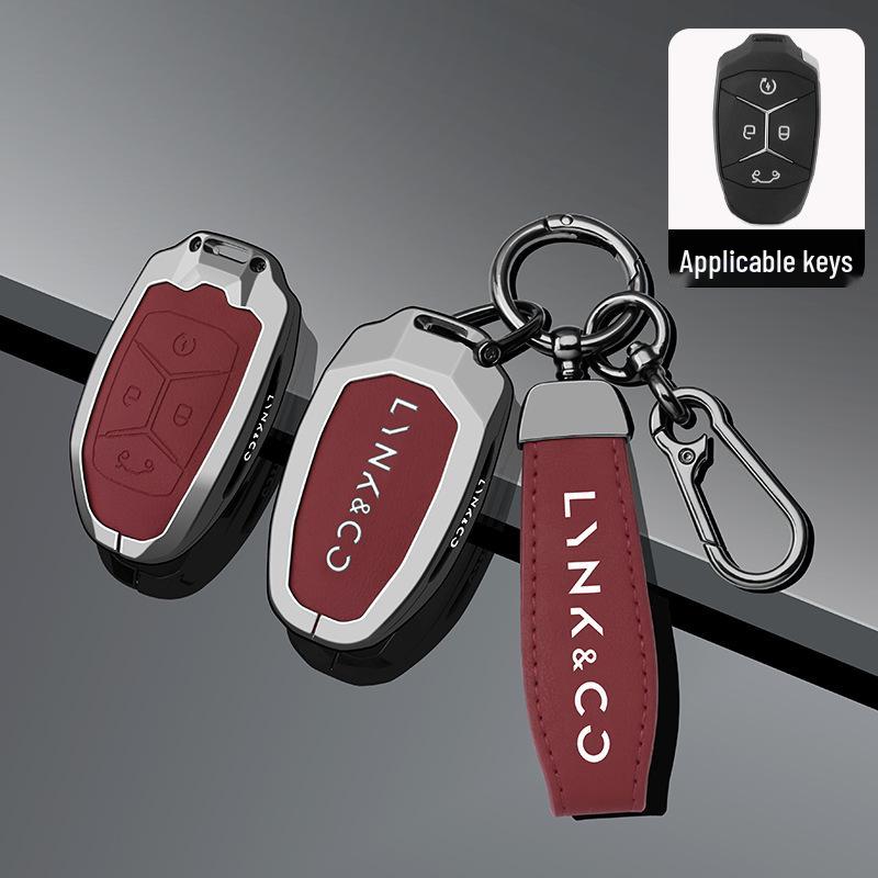 Чехол для ключей Lynk & Co 900: Металлический корпус для автомобильного ключа Model 25 Ultra с пряжкой