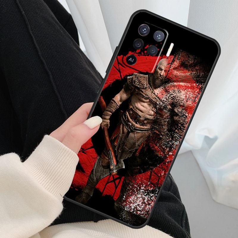 Чехол God of War для Oppo A96 A76 A16 A60 A98 A58 A78 A18 A38 A80 A40 A77 A57 A17 A74 A54 A94 A15 A5 Pro