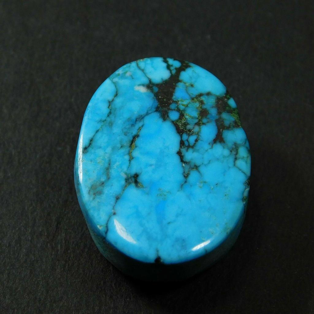 A++ 31.85 Ct Natural USA Turquoise Oval Cut Cabochon Loose Gemstone
