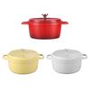 Heavy-duty Stockpot Non-Stick Saucepan with Lid Cast Aluminum Pot Versatile Cookware for Cooking Baking Frying