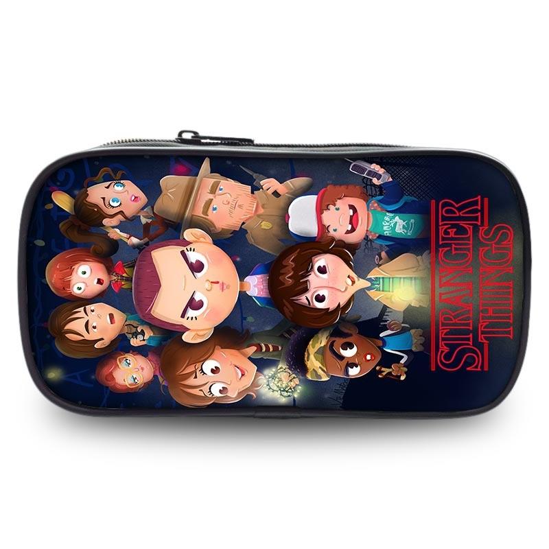 Вместительный пенал Stranger Things из ткани Оксфорд для студентов, универсальный дизайн