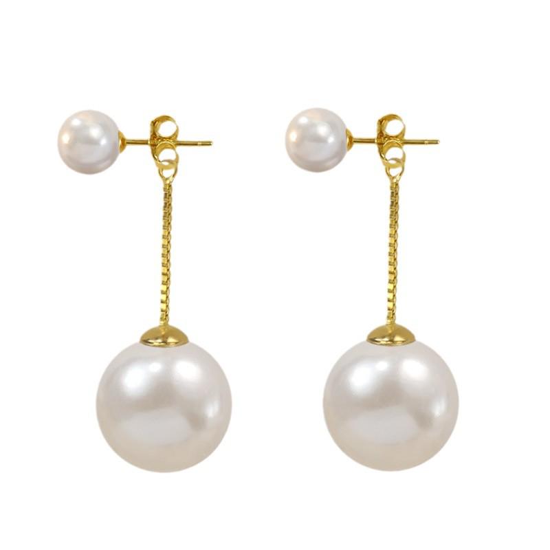 Длинные клипсы для ушей с кисточками и жемчугом: Элегантный, высококачественный, легкий, не требует пирсинга.