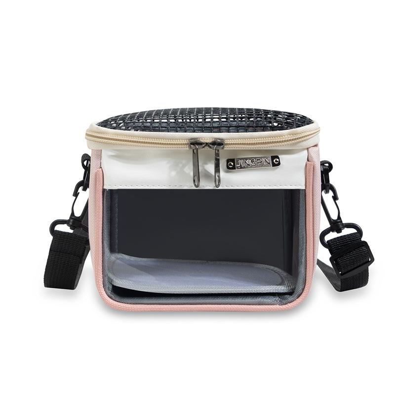 Breathable Portable Small Pet Carrier Bag Single Shoulder Outdoor Travel Backpack For Hamster Squirrel