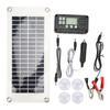RV Solar Panel Kit 30W Polysilicon PET Battery Charger Panel with 50A Charge Voltage Controller for