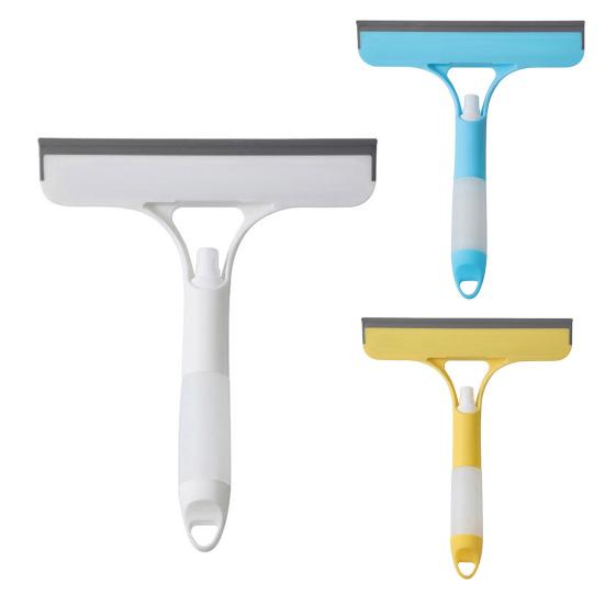 Glass Wiper 3-In-1 Window Cleaning Scraper with Spray Bottle Ergonomic Handle Window Wiper All-Purpose Cleaner Tool