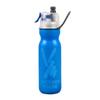 Бутылка для воды Drink Mist 530 мл, с распылителем, спортивная, для холодной воды, для питья напрямую, синяя, без бренда, логотип C/синий
