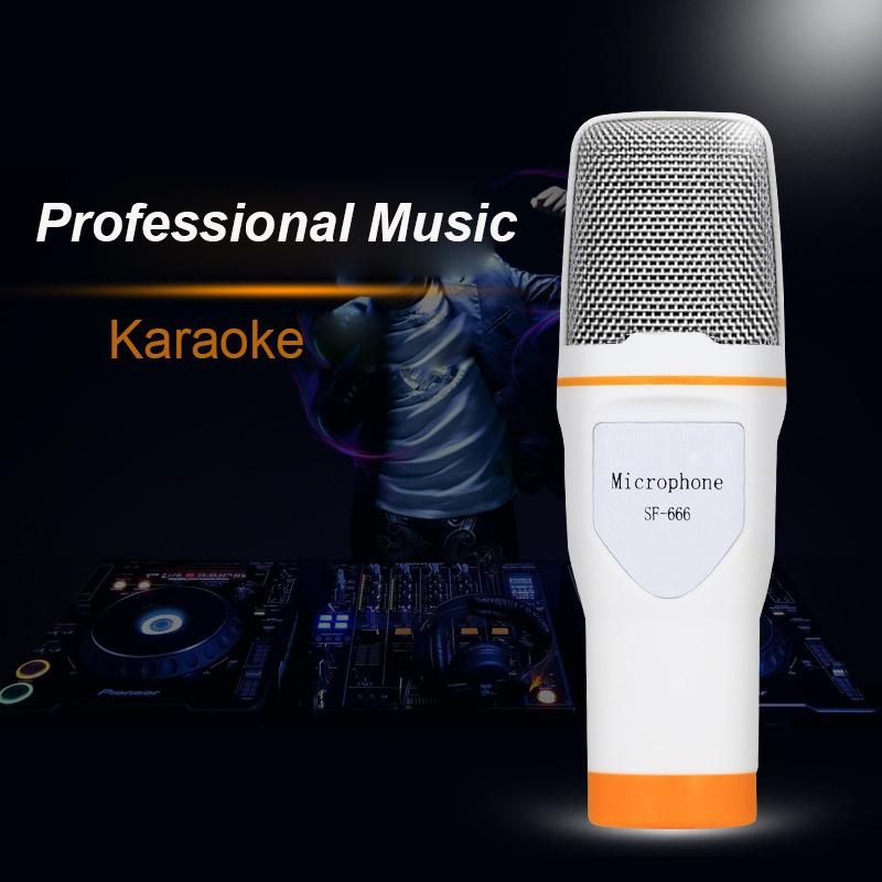 Профессиональный конденсаторный звуковой микрофон 3,5 мм с подставкой для ПК, ноутбука, запись Skype для IPhone, телефона Android, компьютерные игры, прямая трансляция YouTube