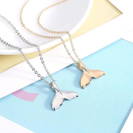Ключица Цепочка Кожа-дружелюбная Коррозионная стойкость 2 Цвета Ожерелье Украшения Подарки для Вечеринки