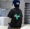 Boys Summer Cotton Short Sleeve T Shirt Middle Big Kids Korean Casual Base Layer Top