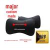 Genuine Leather MG Car Neck & Backrest Pillow - Cowhide Protection with Custom Logo Option