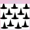 Creative Party Halloween Witch Hat Paper Pendant Party Scene Prop Decoration