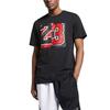 Air Jordan Basketball Sports Crew Neck Logo Футболка с коротким рукавом Мужские топы Черный CZ2349-010