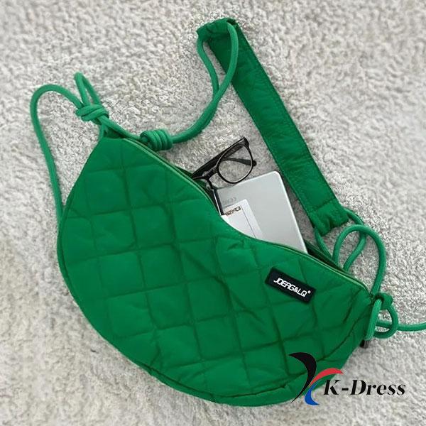 Unisex Nylon Half Moon Cross Bag (3 Colors)