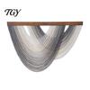 Bohemian Living Room Decoration Boho Wall Hanging Tapestry, Handwoven Cotton Rope Tapestry with Wood Rod, Decor Minimalist Gradient for Bedroom