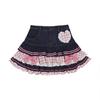 Women's Summer Fluffy Halter Design Cute Bowknot Short Skirt