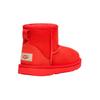 UGG Classic II Mini Sheepskin Round Toe Slip-On Low Ankle Boots Kids Boots Red 1017715K-CRP