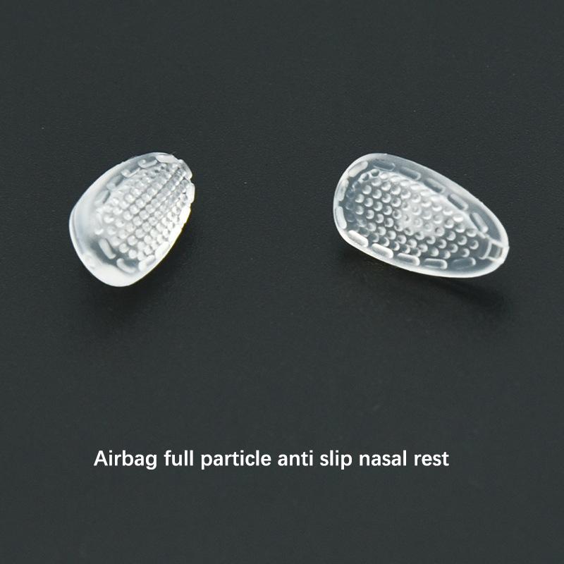 Силиконовые подушечки для очков с воздушным мешком и отверткой, мягкие овальные очки, противоскользящие подушечки для носа, винт, сменные инструменты для ремонта