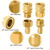 Pressure Washer Quick Connect Kit, 4 PCS M22 14mm To 3 8 Inch Hose Quick Connect Fitting Coupler, Brass Pressure Washer