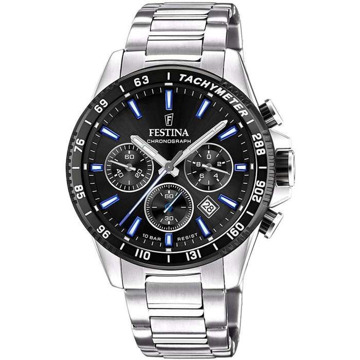 Montre - Festina - F20560/5 - Cadran Noir - 45mm - Étanchéité 10ATM