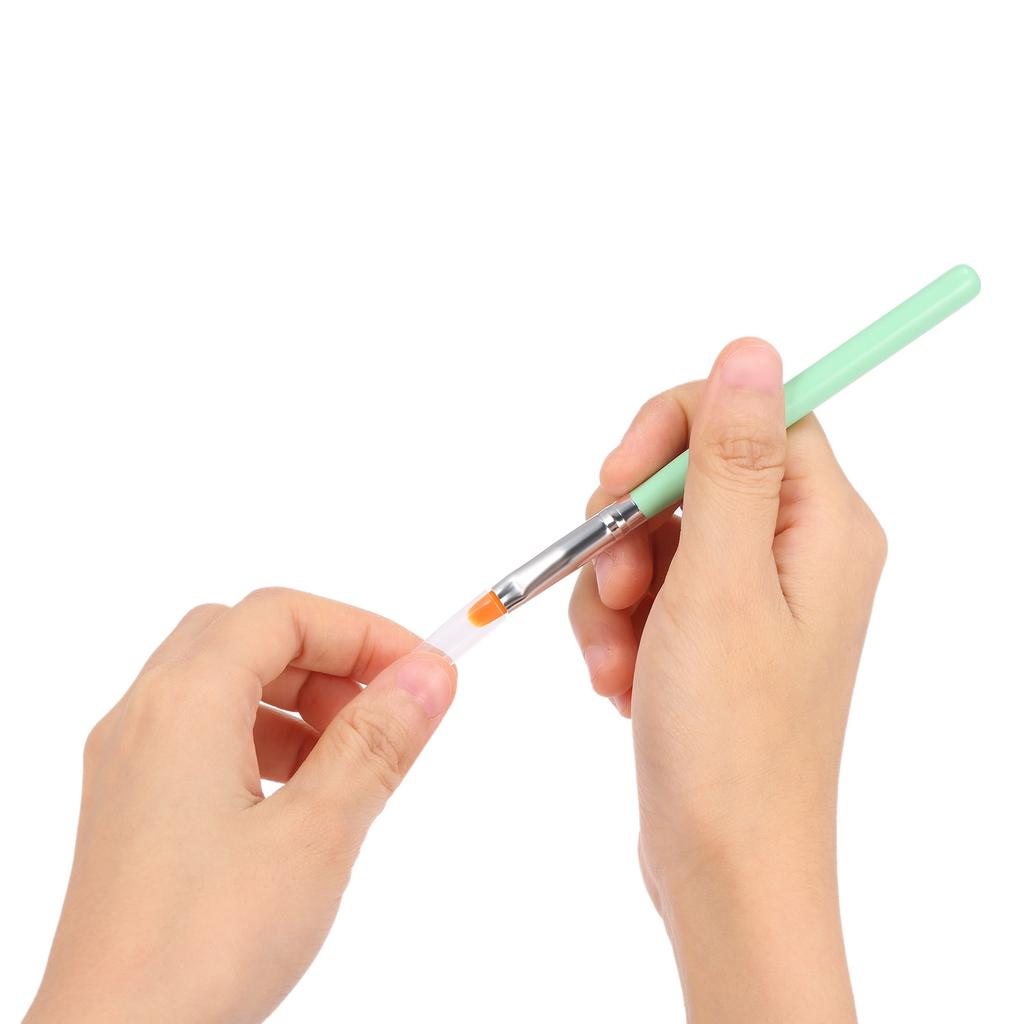 Acrylic Nail Brushes 7PCS UV Gel Poly Gel Nail Art Painting Drawing Pens for Nail Salon Home Use Na