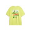 Li Ning Cooling Tea T быстросохнущая прохладная антибактериальная уличная повседневная футболка с круглым вырезом и коротким рукавом с заниженной линией плеч унисекс топы AHSU667-3