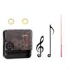 62KD Long Shaft Clock Movement Kits for Wall Clock with Music Note Fork Hands Set