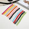 Student Bangle Adjustable Alloy Buckle Leather Bracelet Braided Twist Punk Snap Bracelet Wristband