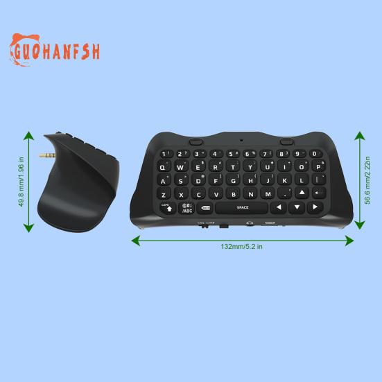 Клавиатура Plug Play с ручкой Elite Встроенный динамик Беспроводная Bluetooth-совместимая клавиатура Дизайн с подсветкой Ambiance для PS5 Elite