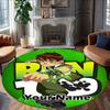 Personalized B-Ben10 Round Chair Office Rug - Perfect for Mat, Office Chair & More - Ideal Gift for Birthdays and Holidays