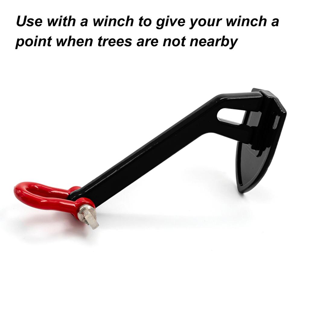 RC Car Winch Anchor Alloy RC Winch Anchor Decor Tool Replacement for TRX4 Axial SCX10 90046 SCX10