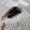 Yogodlns Bohemian Tassel Straw Bag Women Fashion Weave Handmade Crossbod Bag Summer Kintted Beach Handbag Vacation Lady Pouch