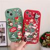 Christmas Style 3D Cartoon Santa Claus Elk Snowman Phone Case for IPhone 15 14 13 12 11 Pro Max X XR XS Max 7 8Plus 14 15 Plus Shockproof Case