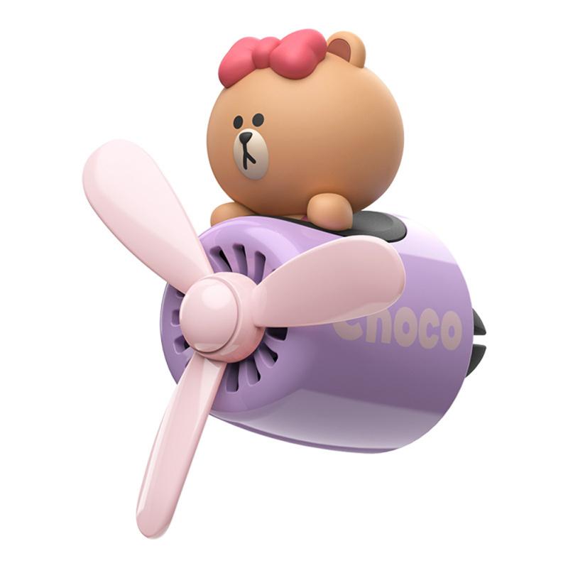 Новый! Автомобильные освежители воздуха, милый мультфильм, животное, пилот, автомобильный вентилятор, креативный автомобильный парфюм