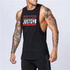 Мужская майка для тренажерного зала, рубашка без рукавов с мышцами, спортивная одежда для бега, стрингеры, майки для бодибилдинга, модный жилет для фитнеса
